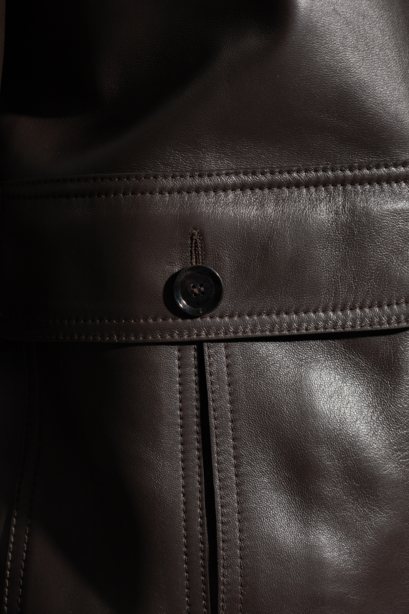 Brioni hotsell leather jacket